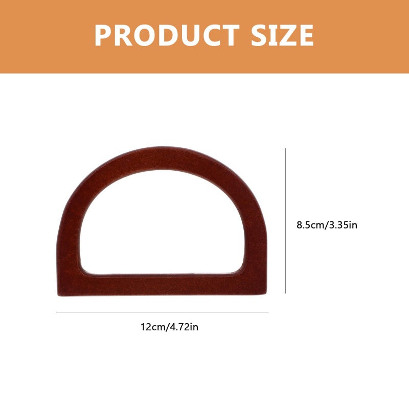 Diy Replacement D Shaped Purse Handles For Handbag Bag Craft Making - Image 3
