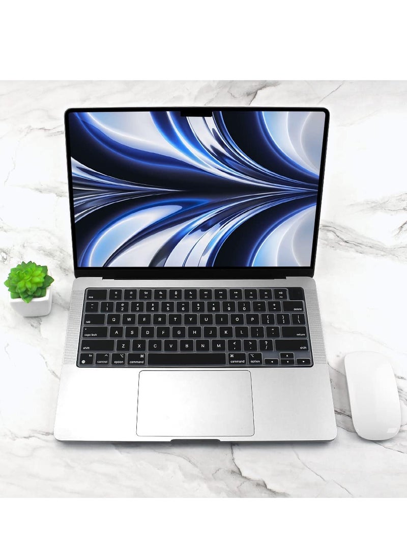 Ultra Thin Silicone Keyboard Cover Compatible with MacBook Air 13 / Air 15 / Pro 14 / Pro 16 inch (Model A3240 A3113 A2681 A3241 A3114 A2941 A3112 A3401 A2918 A2992 A2779 A3403 A3186 A2991 A2780 A2485 )  - Image 5