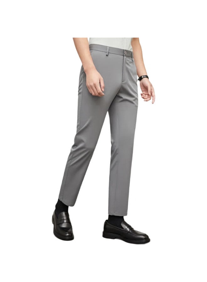 YOUNGOR Men'S Pants Spring And Summer, Young Men'S Business Casual Trousers, Gray, 180/88A - Image 1