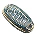 FEYOUN Key Fob Cover Compatible with Hyundai Palisade Elantra Elantra N Smart 5 Buttons TPU Remote Keyless Key Fob Case Protection Shell Accessories Blue Gray - Image 2