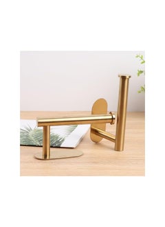 The Bros 2 Pack Adhesive Curtain Holdbacks Curtain Tie Backs Curtain Holdbacks No Drill Curtain Pull Backs Adhesive Curtain Hooks Curtain Holders for Drapes (2, Gold)  - Image 5