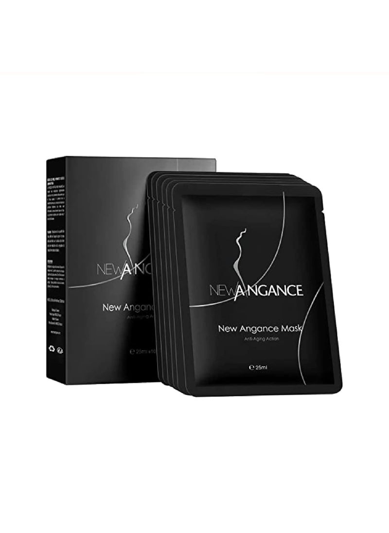 NEW ANGANCE - MASK Revitalizing Moisturizing Soothing Skin Texture 10 Sheets Antiaging Mask - Image 1