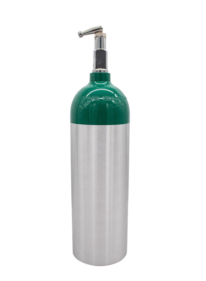 Abronn 2.8L Empty Oxygen Cylinder - Portable Oxygen Tank for Home Health Care, Outdoor Enthusiasts & Emergency Preparedness