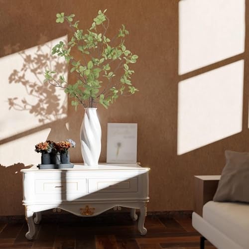 Ruidazon 41” Artificial Greenery Stems, Long Fake Plant Twigs Faux Greenery Branches for Tall Vase Home Party Wedding Office Decor (4 Pcs) - Image 3