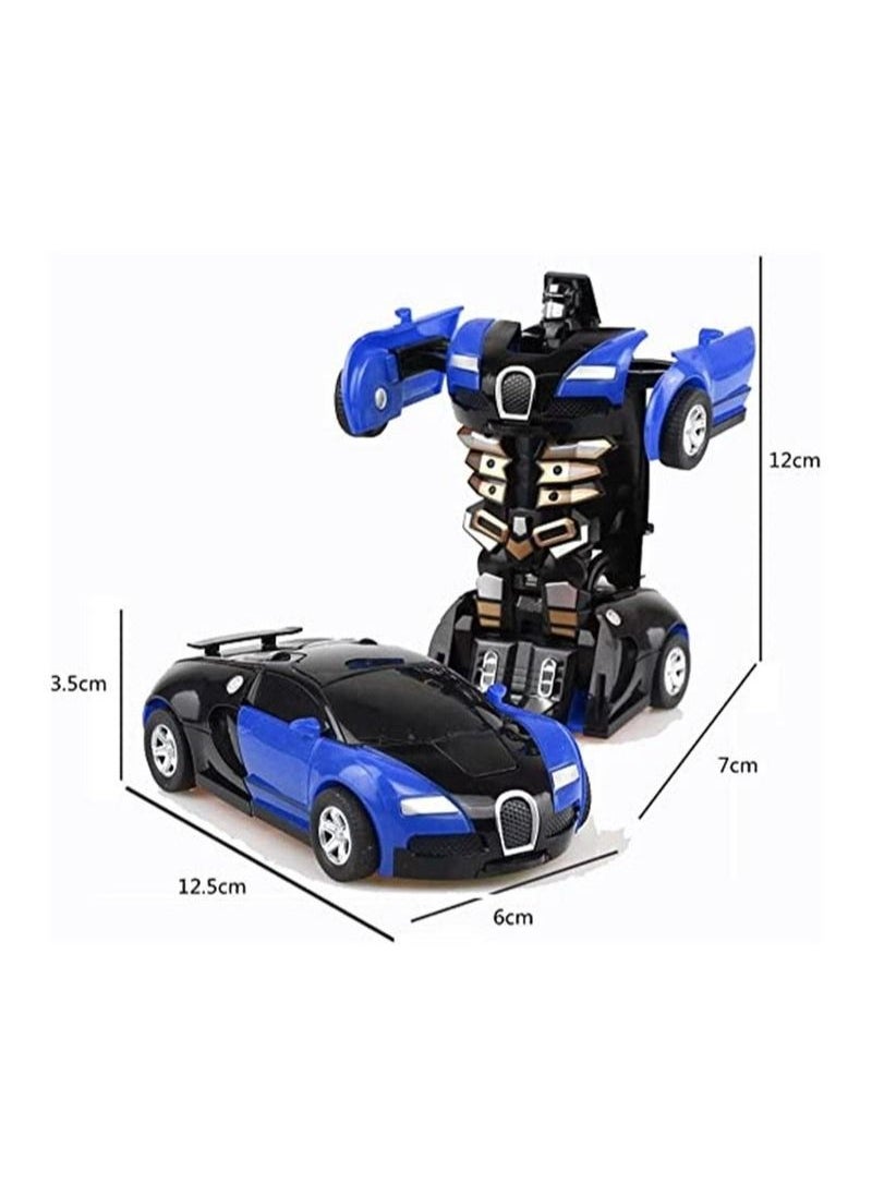 null - Cars Robot, Car And Robot Transformer Toy,Cars Robot for Kids Car Toys for Boys Girls Age of 6,7,8-16 Year Old Gifts One Button into Robot - Image 1