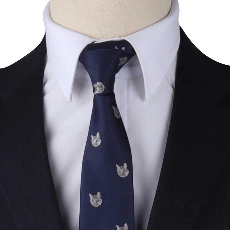 AUSCUFFLINKS Animal Ties | Woven Skinny Neckties | Groomsmen Wedding Ties | Work Ties for Him - Image 2