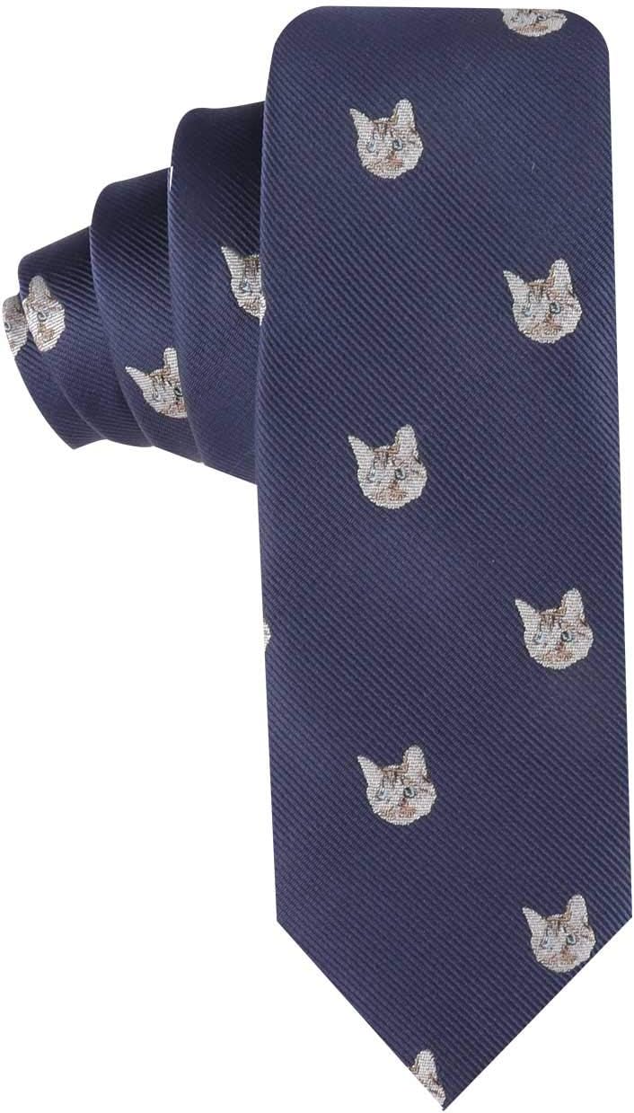 AUSCUFFLINKS Animal Ties | Woven Skinny Neckties | Groomsmen Wedding Ties | Work Ties for Him - Image 3