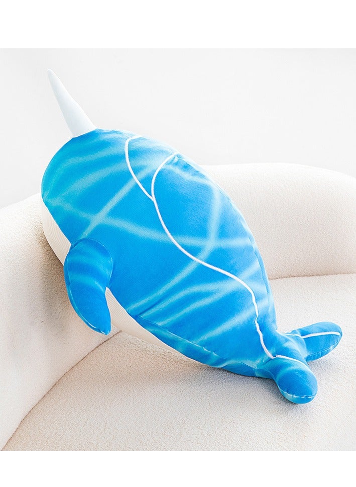 Genshin Impact Soft Plush Toy Tartaglia Whale Doll Prefect Gift 70cm - Image 5