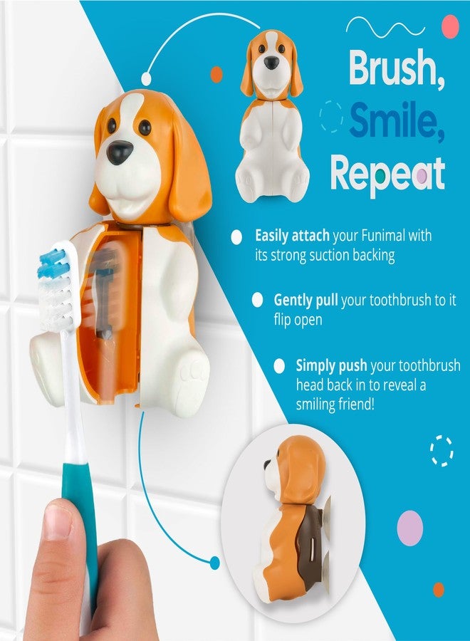 Flipper Fun Animal Penguin Toothbrush Cover - Kids Toothbrush Holder with Cover - Toothbrush Holders for Bathrooms - Suction Cup Toothbrush Holder - Image 4