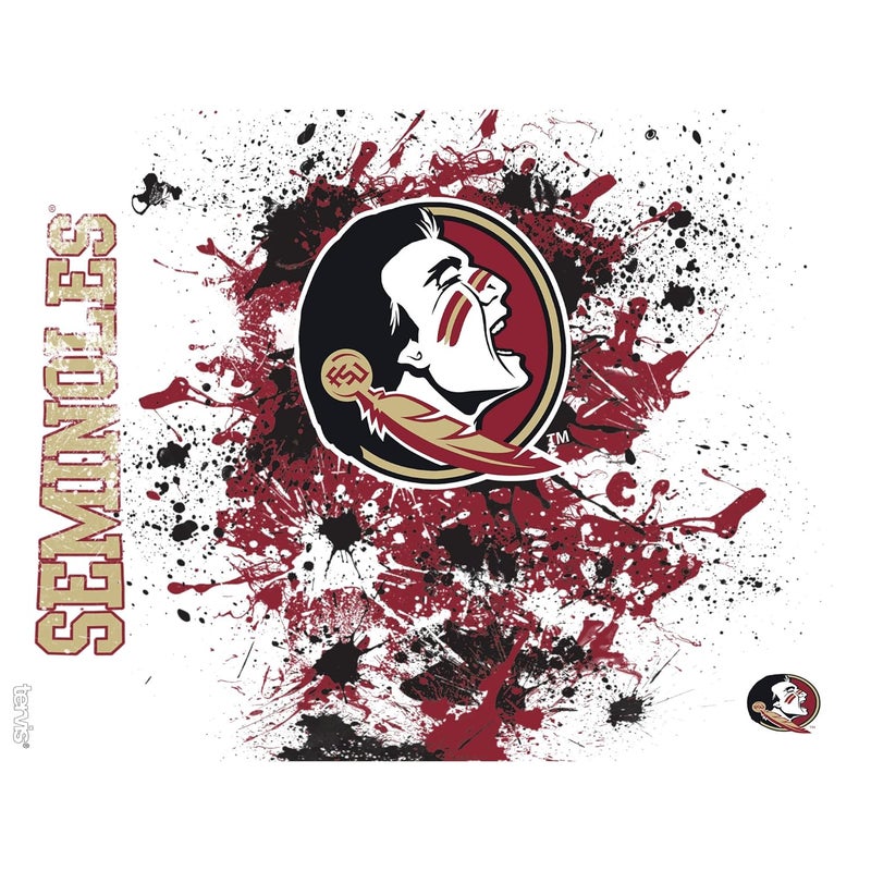 TERVIS Made in USA Double Walled Florida State University FSU Seminoles Insulated Tumbler Cup Keeps Drinks Cold & Hot, 24oz, Splatter - Image 1