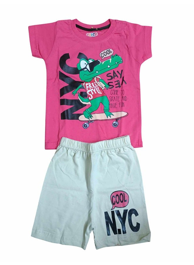 Boy Regular Fit Short Sleeve Set - 2 Pieces - Image 1