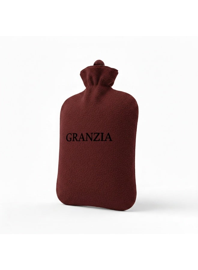 GRANZIA medical water bottle with a soft cover to relieve colic and menstrual pain and warm the whole body without the need for electricity. - Image 1