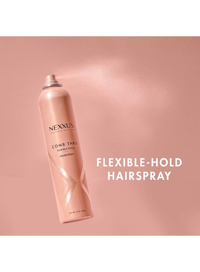 Nexxus Nexxus Comb Thru Finishing Spray Hair Spray, Hair Spray for Volume, Hair Mist, Hair Shine Spray 10 oz - Image 1