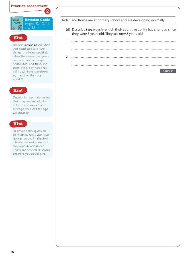 null - Pearson REVISE BTEC National Health and Social Care Practice Assessments Plus U1 - 2023 and 2024 exams and assessments - Image 1