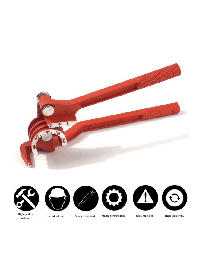 NIBEMINENT Manual Wear-Resistant Pipe Bender Red/White 20.3centimeter  - Image 2