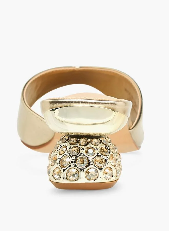 Flora Bella By Shoexpress Flora Bella Women Embellished Heel Slip-On Sandals Ramadan Collection