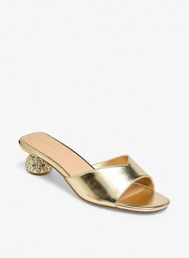 Flora Bella By Shoexpress Flora Bella Women Embellished Heel Slip-On Sandals