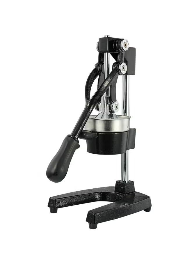 جاجيك Heavy-Duty Manual Hand Juicer for Citrus Fruits with Ergonomic Non-Slip Handle, Stainless Steel Juice Press Extractor for Oranges, Lemons, Pomegranates, Easy to Use & Clean Manual Citrus Squeezer for Kitchen & Home, Compact & Durable Design – Black - Image 1