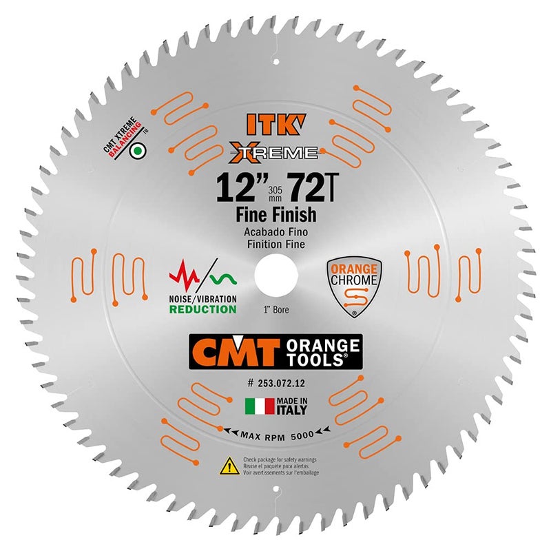 CMT ORANGE TOOLS 253.072.12 ITK COMP MITER 12"x72x1" - Image 3