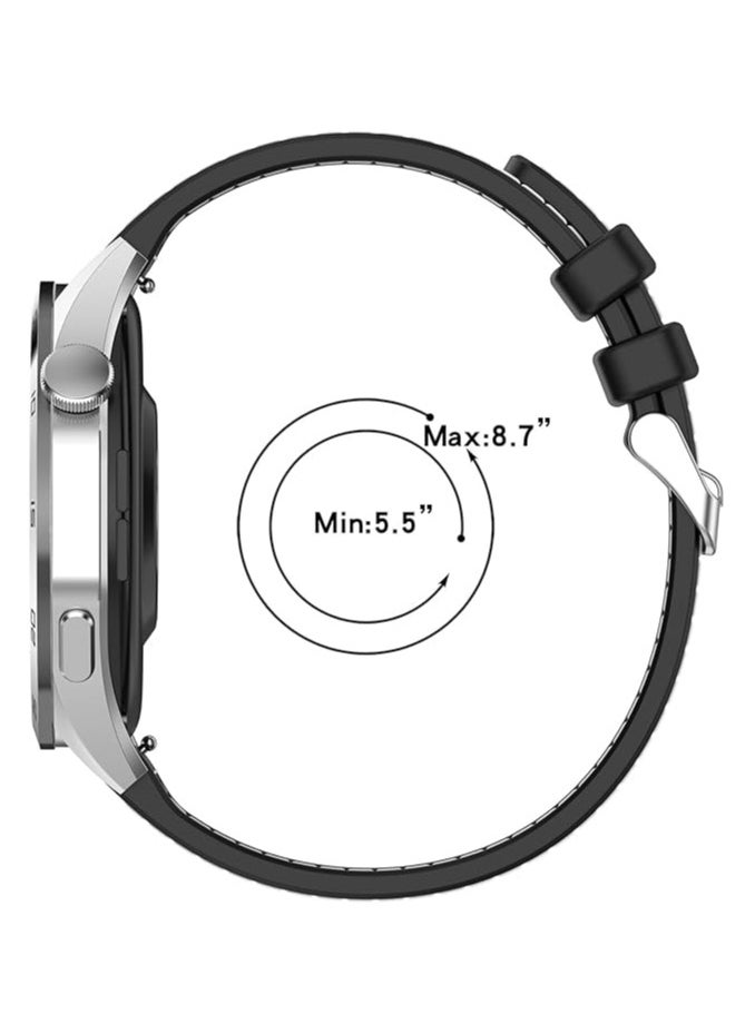 Digipace With Huawei Watch Gt4 Nylon Braided Silicone Composite 22mm Watch Strap  - Image 3