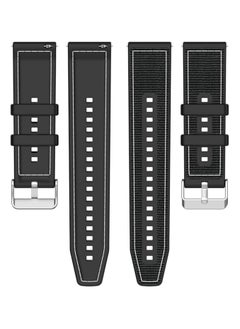 Digipace With Huawei Watch Gt4 Nylon Braided Silicone Composite 22mm Watch Strap  - Image 5