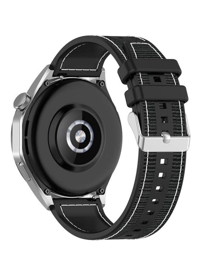 Digipace With Huawei Watch Gt4 Nylon Braided Silicone Composite 22mm Watch Strap  - Image 4