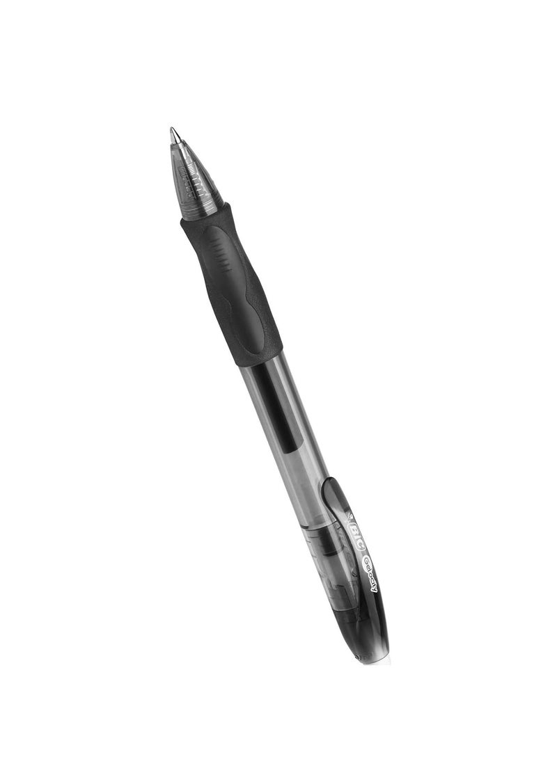 Bic 12-Piece Gelocity Gel Ink Pen 0.7mm Tip Black Ink - Image 2