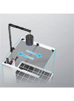 OCTOBER Zerodis Aquarium LED Mounting Arm, Aluminum Alloy Fish Drop Light Mount Aquarium Mount Bracket Fish Supplies for Freshwater Fish Black  - Image 4