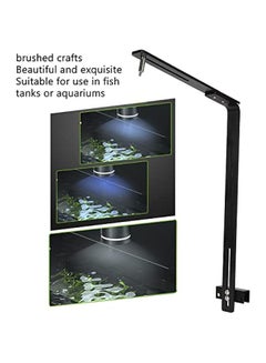 OCTOBER Zerodis Aquarium LED Mounting Arm, Aluminum Alloy Fish Drop Light Mount Aquarium Mount Bracket Fish Supplies for Freshwater Fish Black  - Image 2