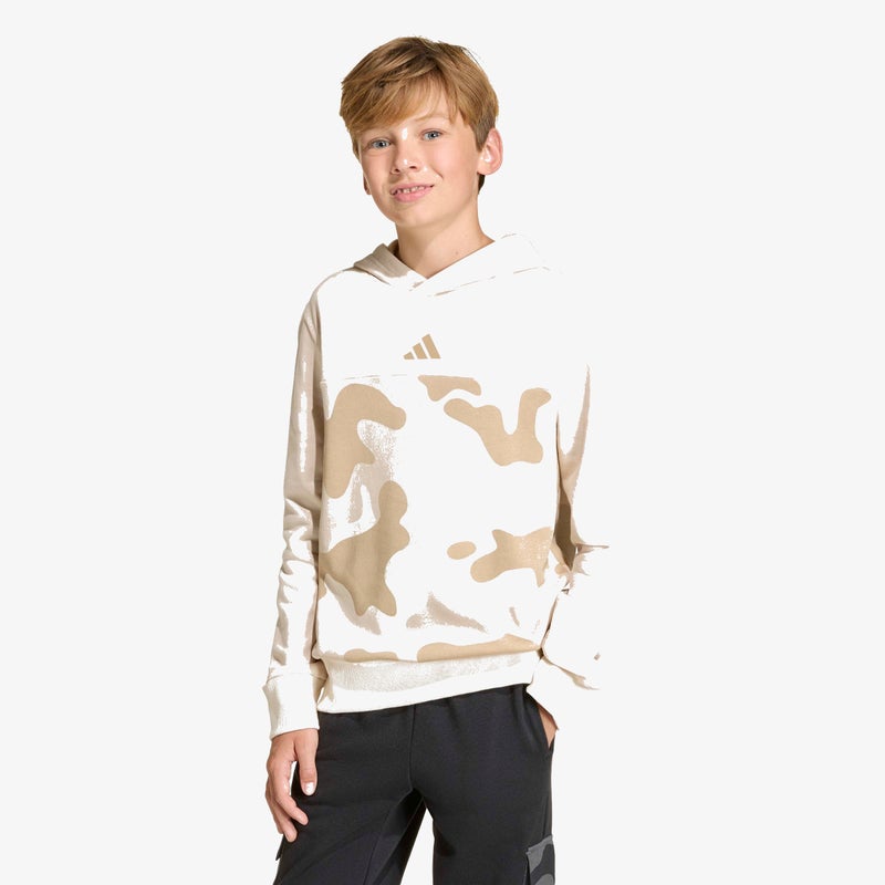 اديداس كنزة للأطفال Seasonal Essentials Camo Fleece - Image 2