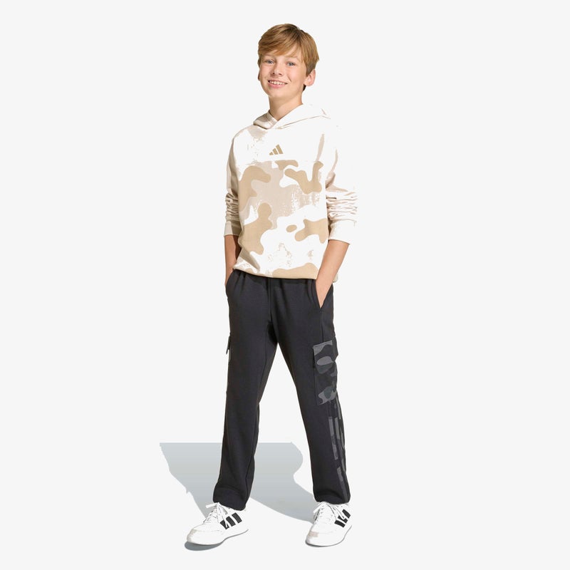 اديداس كنزة للأطفال Seasonal Essentials Camo Fleece - Image 4