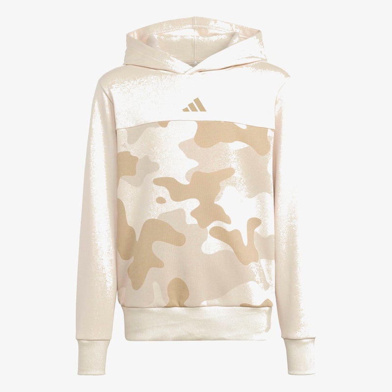 اديداس كنزة للأطفال Seasonal Essentials Camo Fleece - Image 1