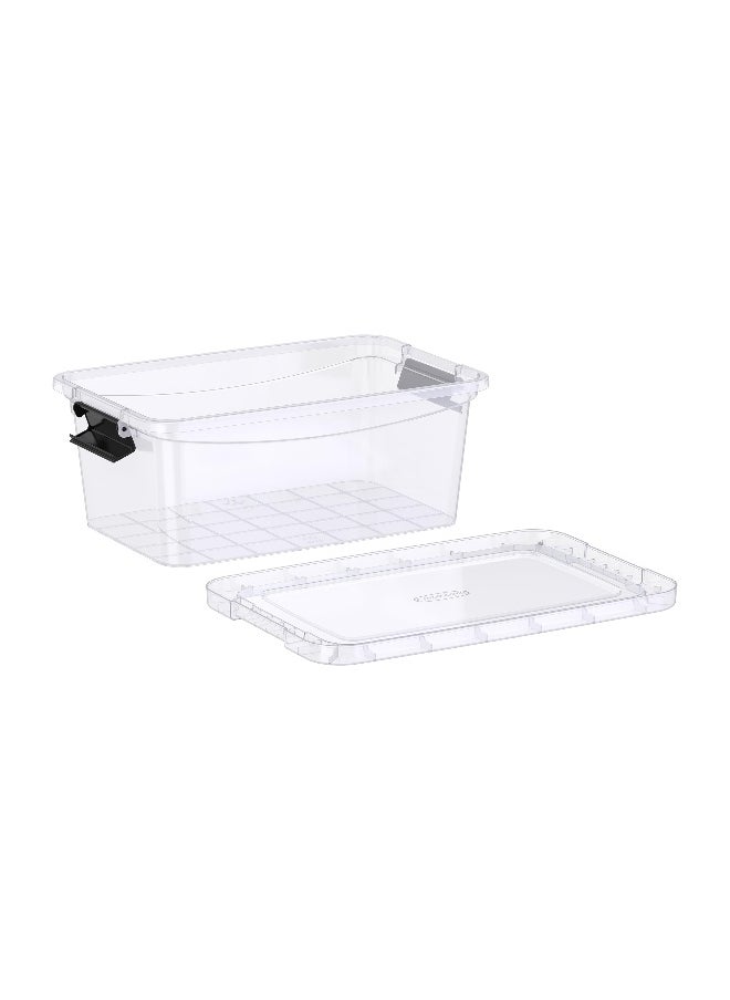 8L Storage Box with Lockable Lid (Clear Plastic) - pzsku/ZFDFDE8C66A975AE1590AZ/45/_/1725440889/c932d349-23a6-4206-9d89-b377b343aa8a