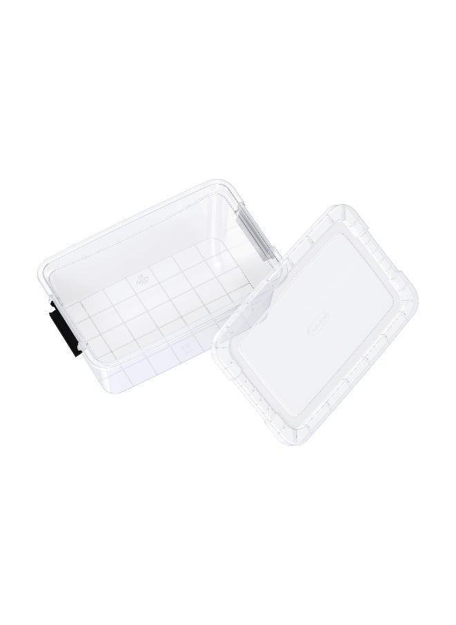 8L Storage Box with Lockable Lid (Clear Plastic) - pzsku/ZFDFDE8C66A975AE1590AZ/45/_/1725440892/05d7637c-71bd-42a2-9a8f-562a63923575