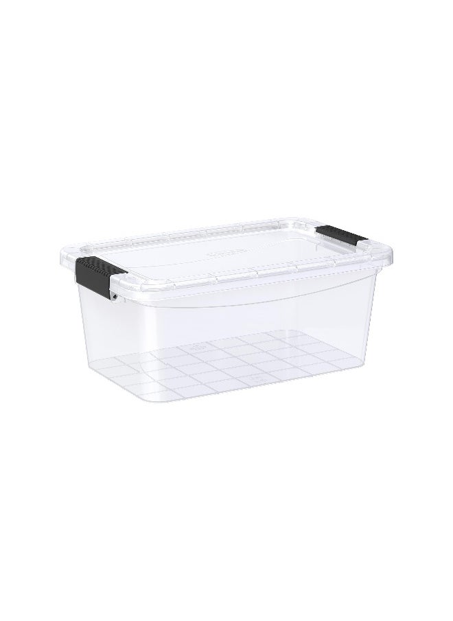 8L Storage Box with Lockable Lid (Clear Plastic) - pzsku/ZFDFDE8C66A975AE1590AZ/45/_/1729065722/7080322c-b39d-4380-9f51-5bed7c8afbbc