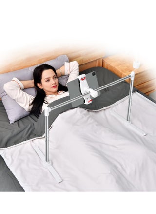 Tablet Stand, iPad Stand for Bed - Adjustable Height Length Angles iPad Holder for Bed Laying Down Couch Floor, Compatible with iPad/iPhone X/Kindle, or Other 5~12.9 Inches Devices - pzsku/ZFDFE01022FB21A2A1DADZ/45/_/1706754326/f53de83c-44ad-40fa-baa5-9f3397212227