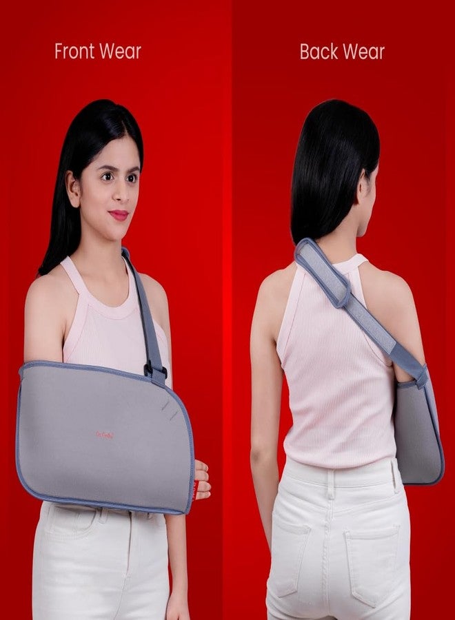 Dr. Ortho Dr.Ortho Orthopaedic Arm Sling Baggy, Prevents Shoulder Dislocation, Shoulder Support for Fracture Support, Immobilization, Breathable & Skin Friendly Material - Medium - Image 3