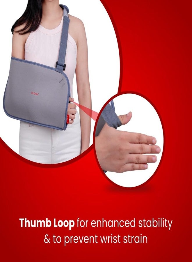 Dr. Ortho Dr.Ortho Orthopaedic Arm Sling Baggy, Prevents Shoulder Dislocation, Shoulder Support for Fracture Support, Immobilization, Breathable & Skin Friendly Material - Medium - Image 5