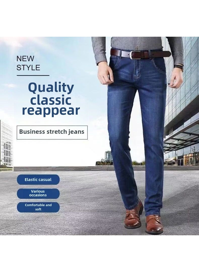 Autumn Mens Loose Fit Denim Jeans Navy blue - pzsku/ZFDFE1013C0351C619B85Z/45/_/1730880444/dda5b2e2-dffa-4a25-ac3c-b4d0e68c26f8