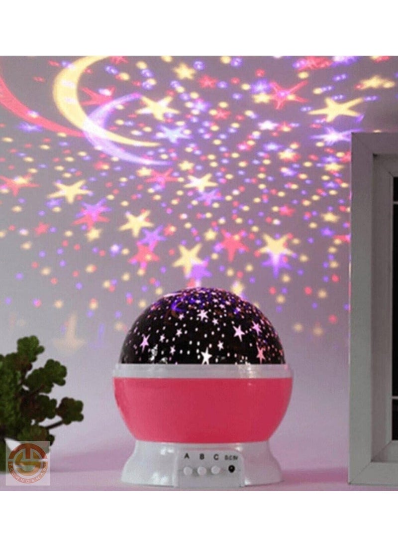 Technosmart Rotating Colorful Star Master Starry Sky Projection Night Light Table Lamp  - Image 3