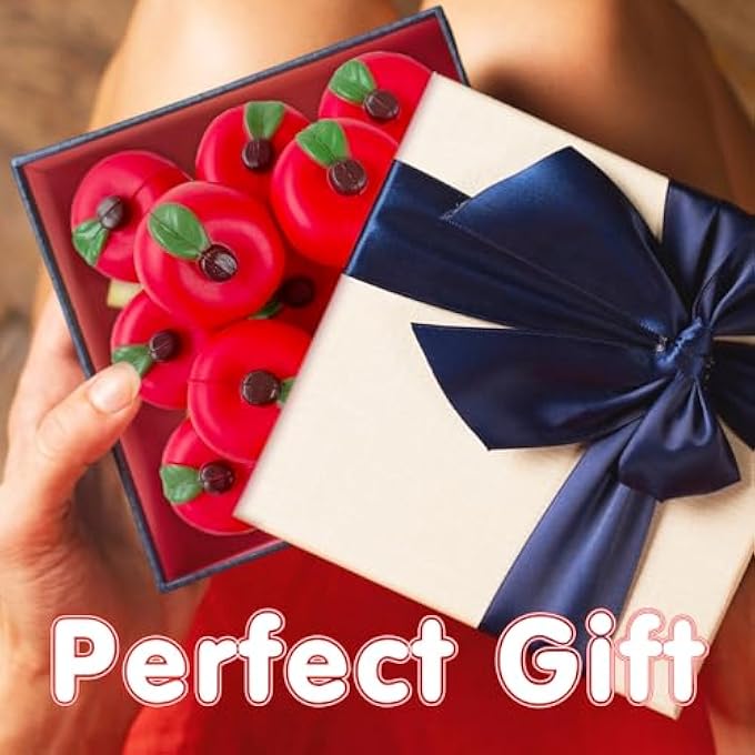 Baaxxango 24 Pieces of Fruit Stress Ball Toys,Red Fruit Stress Relief Balls,Fruit Fidget Stress Balls for School Carnival Reward Party Favor Supplies Back to School Decor - Image 5
