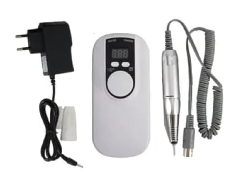 Kreni Portable Electric Nail Drill 35000 RPM E File Electric Nail File for Acrylic Gel Nails Manicure Pedicure Polishing Shape Tools with 6Pcs Nail Drill Bits - Image 2