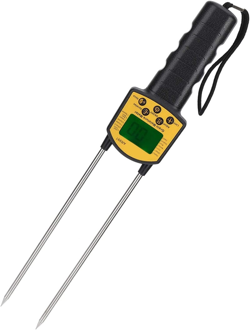 klarako Water Content Analyzer, Corn Probe Humidity Tester Rice Water Tester Grain Moisture Meter, for Corn Wheat Crops - Image 5