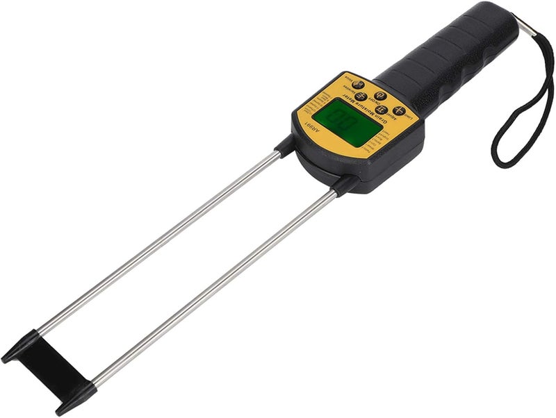klarako Water Content Analyzer, Corn Probe Humidity Tester Rice Water Tester Grain Moisture Meter, for Corn Wheat Crops - Image 1