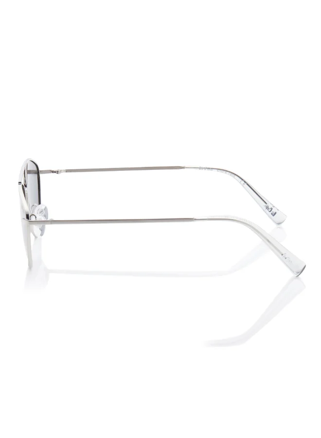 Lee Cooper Polarized Sunglasses Silver Frame Silver Mirror Mirror Lens 56mm  - LC1210C01