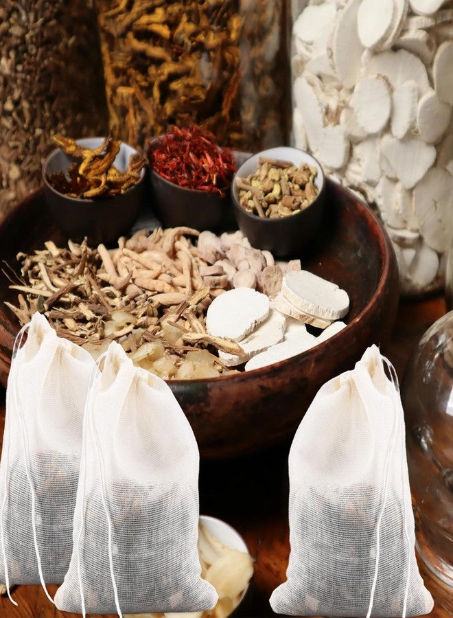 NICECRAFT 30 Pcs Spice Bags for Cooking, 3.86x3.15 Inch Reusable Drawstring Muslin Soup Empty Tea Bags Straining Filter Cheesecloth Sachet for Spices Tea Loose Coffee Seasoning Herbs Stew Gravy - Image 3