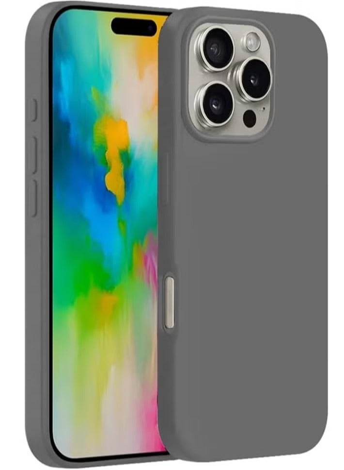 Liquid Silicone Case for iPhone 16 Pro Max - Ultra Slim Design with Soft Anti-Scratch Microfiber Lining & Drop Protection - Image 1
