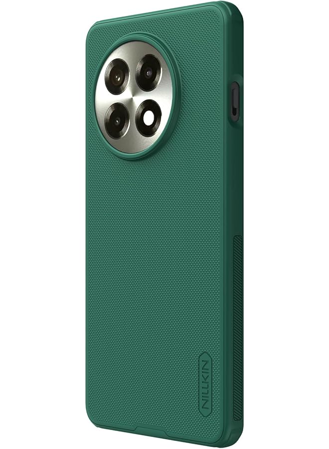 Nillkin Super Frosted Shield Pro Series Mobile Cover For Oneplus Ace 5 5 Pro Dark Green - Image 2