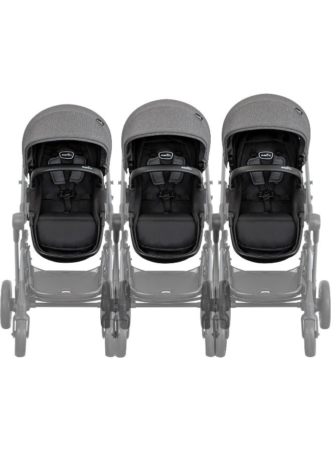 Evenflo Pivot Xpand Second Seat (Sabino Gray) - Image 3