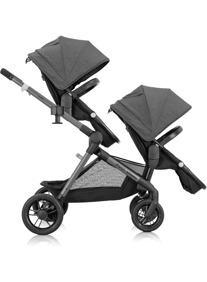 Evenflo Pivot Xpand Second Seat (Sabino Gray) - Image 2